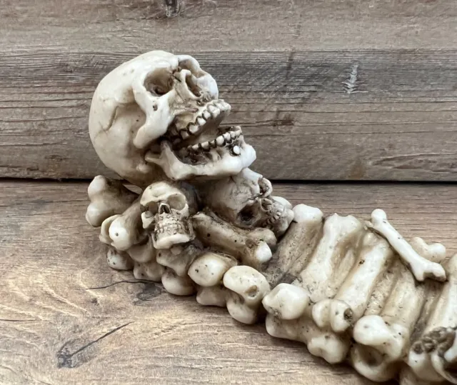 Skull And Bones Incense Burner 10" x 2"