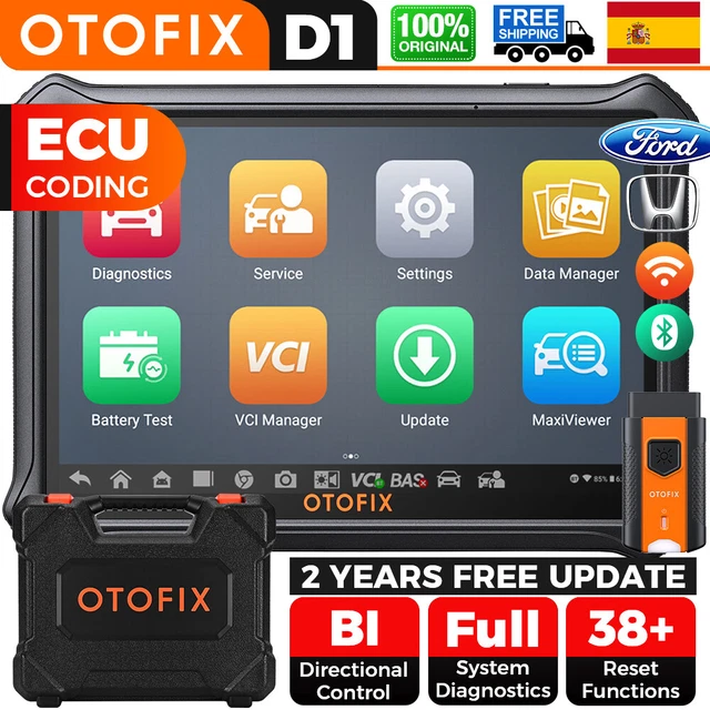 2023 OTOFIX D1 Coche Diagnóstico Auto OBD2 Escáner Programación Clave Español