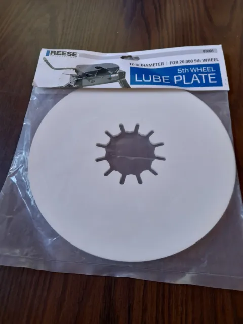 Reese 83001 12" 5th Wheel Lube Plate