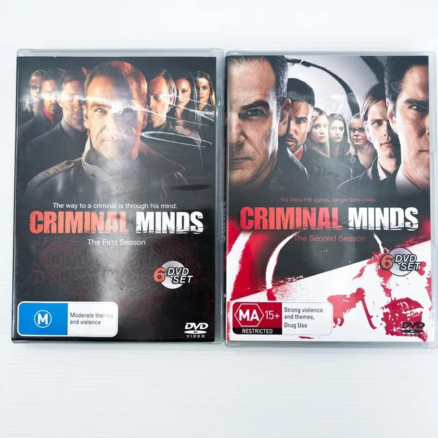Criminal Minds : Season 1 - 2 (Box Set, DVD, 2006) US TV Series 1 2 Shemar Moore