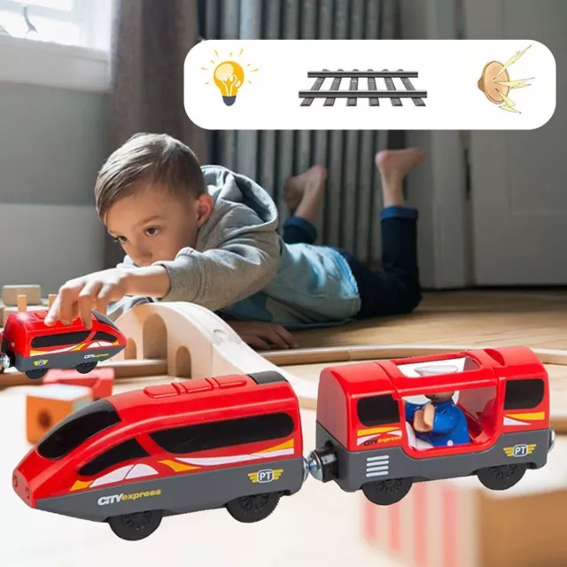 New Design Toys Train Wooden Train Track Compatible With Brio Battery Operated