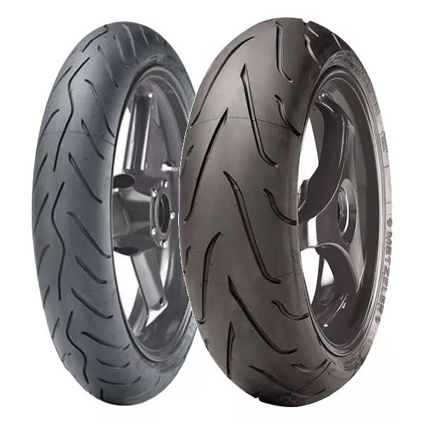 Coppia Gomme Metzeler 120/70-17 (58W) + 180/55-17 (73W) Sportec M3