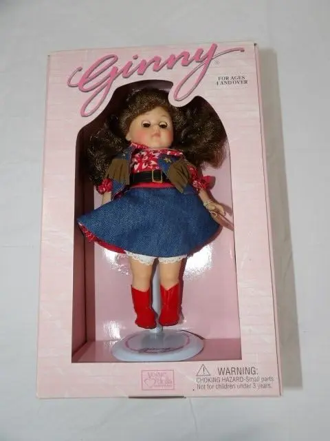 Line Dancing Ginny Doll Vogue Doll Cowgirl with White Hat Red Boots