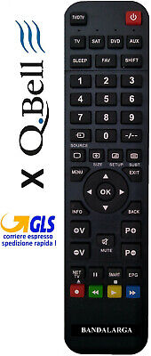 Akai Telecomando Universale SHARP Compatibile per Tv Decoder Ricevitori Dvd 