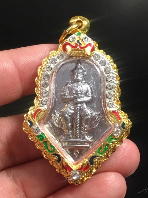 Gorgeous Thao-Vessuwan Thep Giant Deva Deity thai Amulet Protection Vol. 8.1