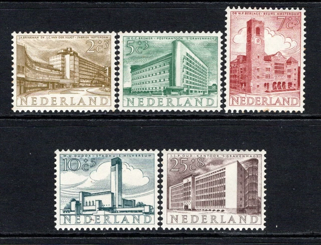 (078)     Netherlands 1955 Cultural & Social Relief Fund Set SG810-14 LM/Mint