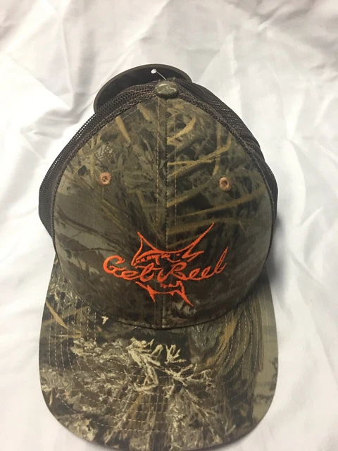 Get Reel Fishing Marlin Baseball Mesh Cap(Camoflag)Adjustable