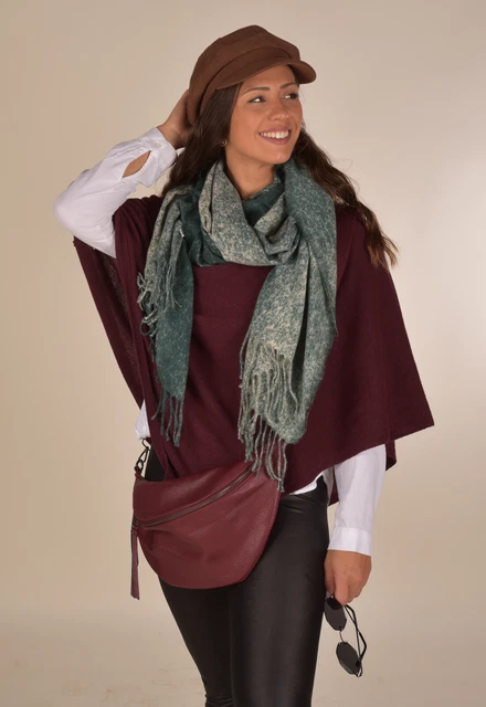 Femmes demi-lune Crossbody Sac à bandoulière Uni Bandoulière amovible réglable