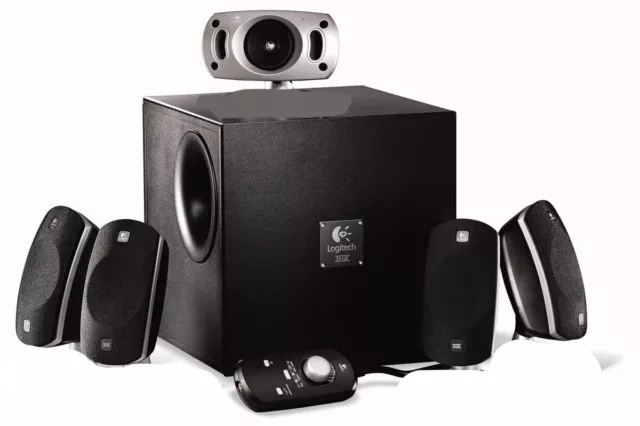 Logitech Z-5300 5.1-Channel THX Certified Surround Speaker System - No Stands...