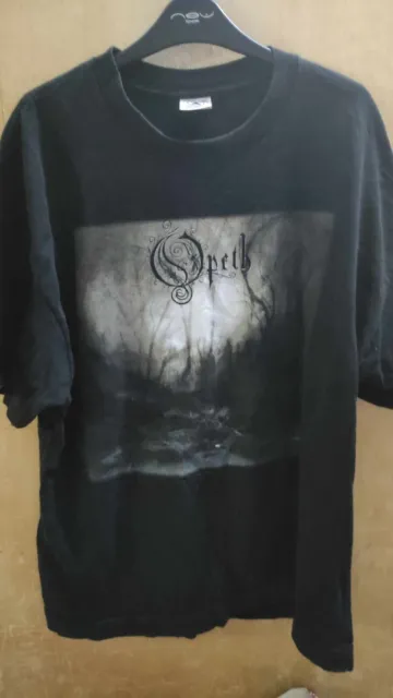 Opeth Blackwater Park American Tour 2001 Vintage shirt rare!  Katatonia Metal