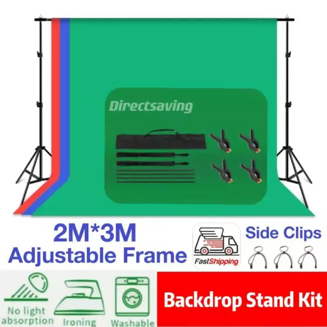Photography Studio Backdrop Stand Kit Stable Screen Photo Background Support Kit