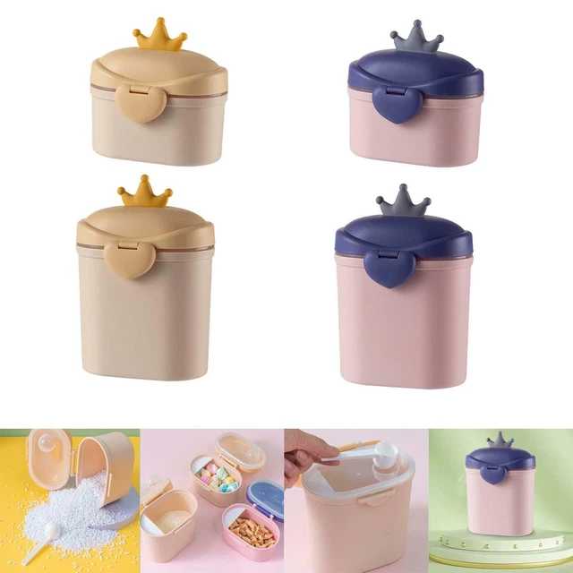 Distributeur De Lait En Poudre 3 Compartiments 300ml - Portatif Pour Voyage, Crèche, Camping