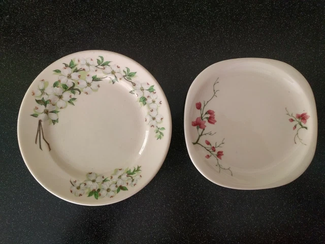 Dixie Dogwood Plate Blossoms Restaurant Ware Railroad Fred Harvey Syracuse China