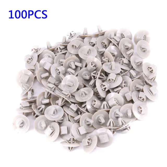 100 Pcs Exterior Door And Side Moulding Trim Clips For Renault Trafic Traffic