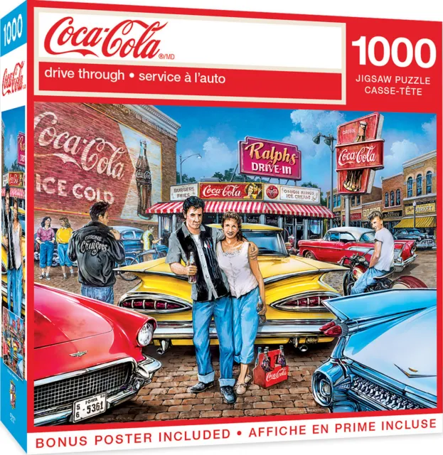 Coca-Cola - Drive Through 1000 Piece Adult Jigsaw Puzzle