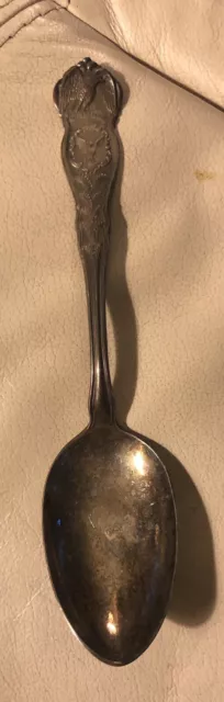 Table Spoon Military? Mississippi Eagles Pat. Feb 23, 1915 Wm. Rogers & Son AA