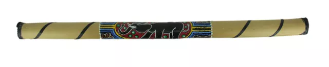 Scratch & Dent 36 Inch Bamboo Rain Stick Dot Painted Design