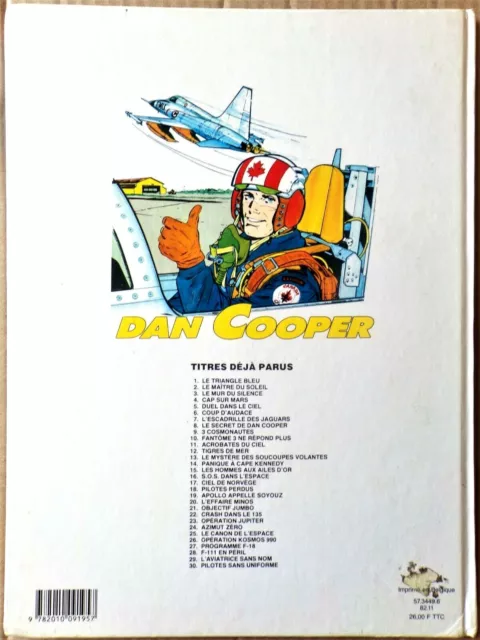 Dan Cooper , Pilotes Sans Uniforme , Tome N° 30 , A. Weinberg , 1982 Eo 3