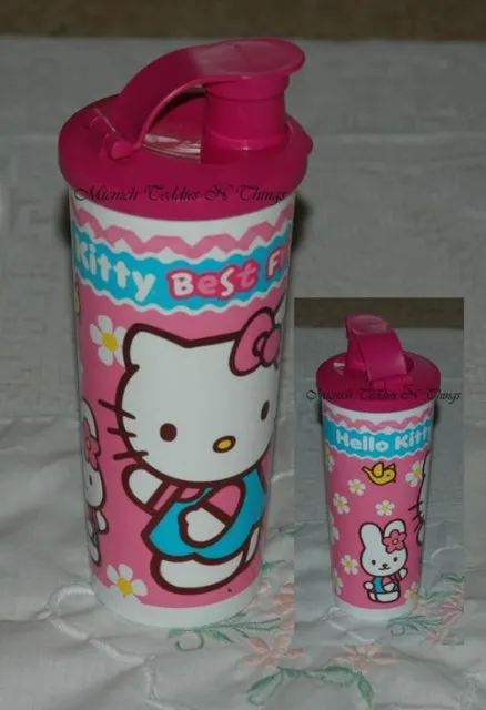 Tupperware  Hello Kitty Best Friends Tumbler Pink Flip