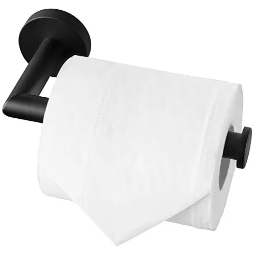 1 pièce 16CM Porte Papier Toilette Alliage d'aluminium Mat, Support  Derouleur Papier Toilette Murale Perçage avec Vis Fixes, Stable Porte-Papier  Devidoir Distributeur Toilette Noir