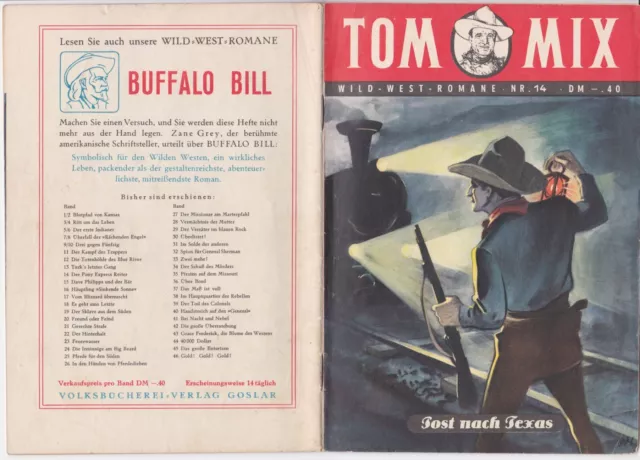 Tom Mix Nr. 14  (Zust. 1-2)   - Nachkrieg -