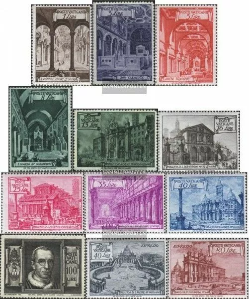 Vatican 149-160 (complete issue) unmounted mint / never hinged 1949 Basilicas