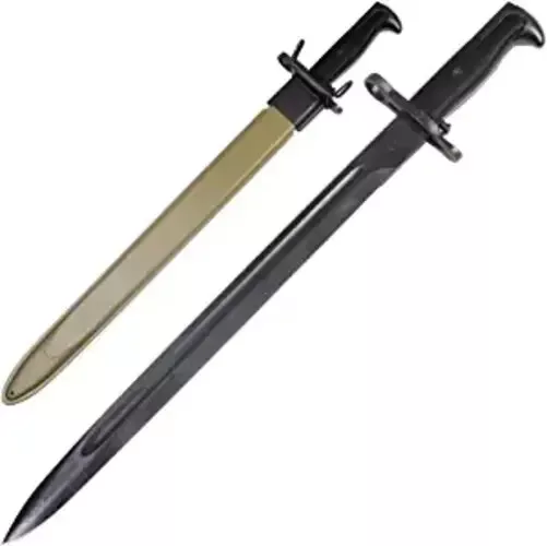 21.5" WWII US Army M1 Rifle Bayonet Knife with Scabbard