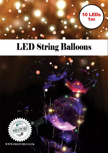 LED Balloons 48 Pack Light Up PERFECT PARTY Decoration Wedding Kids  Birthday UK!