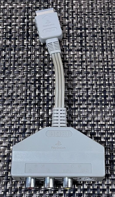 Adaptateur AV Sony PlayStation SCPH-1160 – Pour PS1 Et PS2 – Version Japonaise Testée