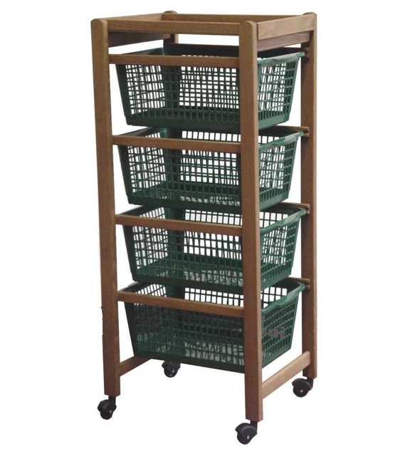 Carrello in legno di faggio "Ercolino"