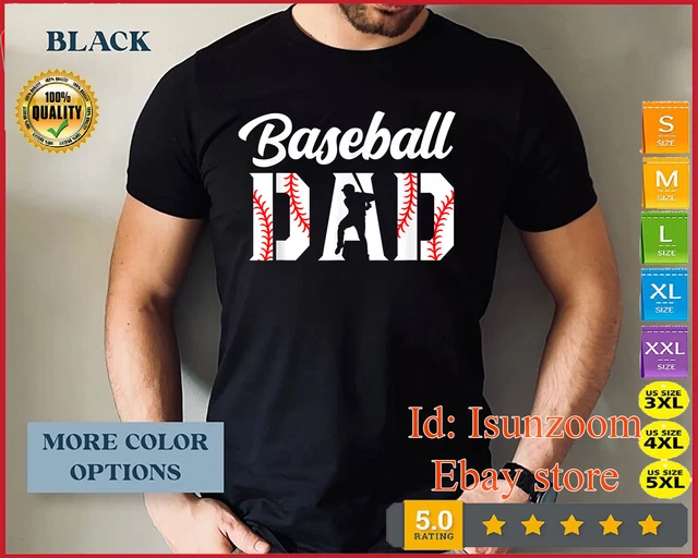 Mens Funny Dad Life Softball Baseball Daddy Sports Father's Day T-Shirt