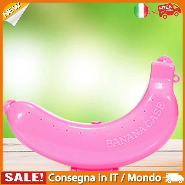 IT Plastic Banana Keeper Easy Clean Banana Storage Holder Sealed for Travel Camp