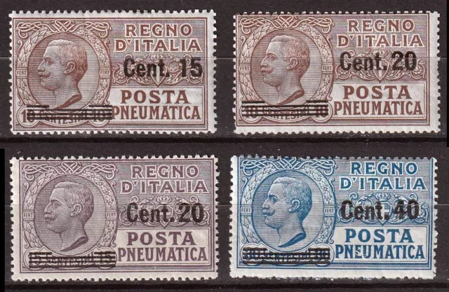 Italia-Regno 1913-23 Posta pneumatica  Mh* Sassone S.1901.