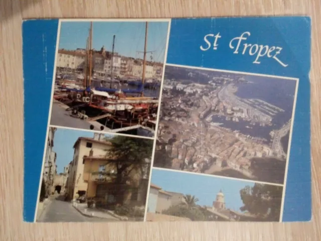 Cpsm Cpm  Carte Postale Var  Saint Tropez Différentes Vues