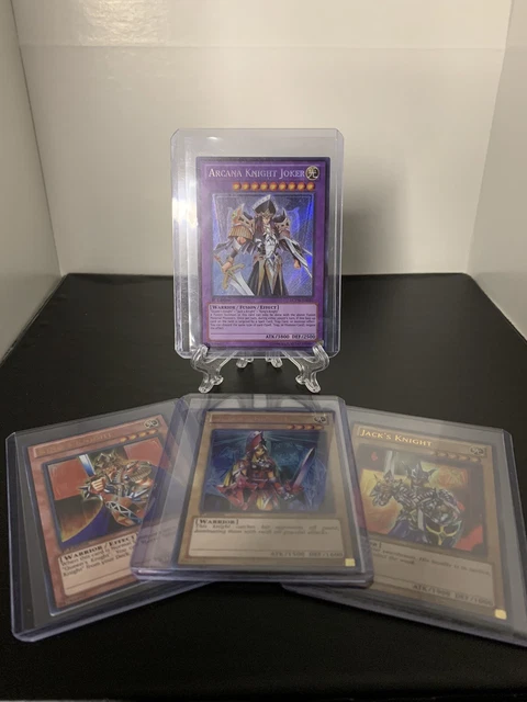 Arcana Knight Joker Secret Rare 1st Edition NM Yugi's World LCYW-EN051 SET