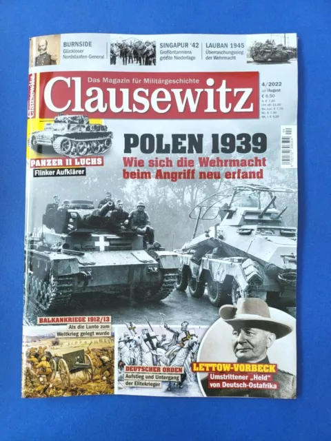 Clausewitz 4/2022 Juli/August Polen 1939 ... NEU + ungelesen