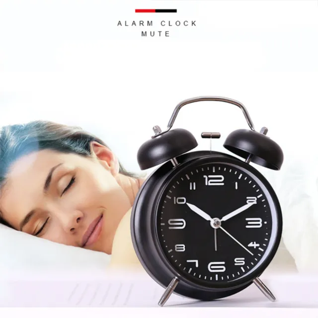 Reloj de cabecera reloj alarma reloj de cabecera reloj alarma silencioso reloj de escritorio retro