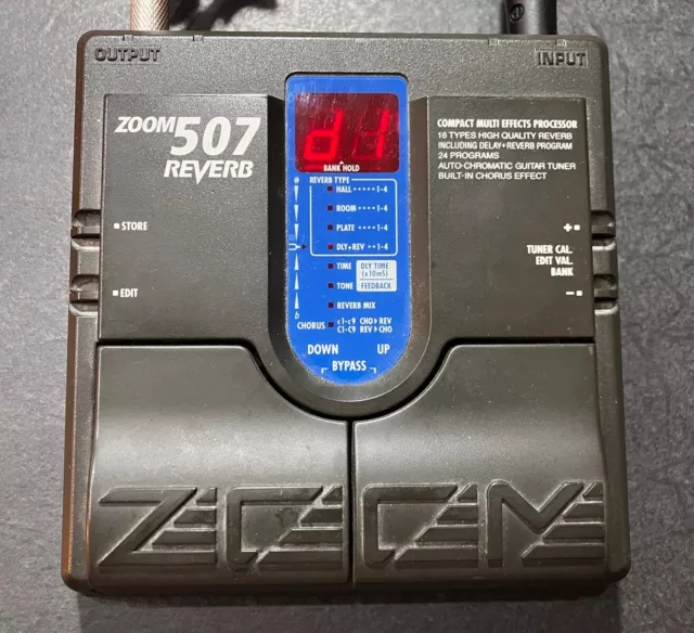 Zoom 507 Reverb Effektgerät Hall Effekt