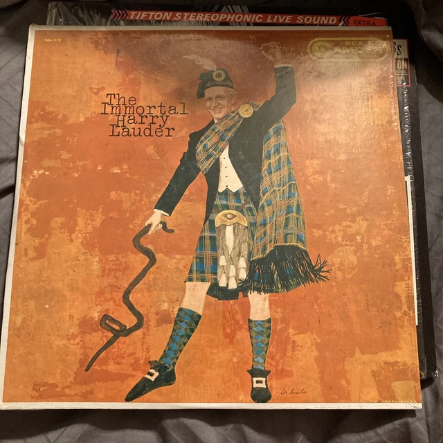 THE IMMORTAL HARRY LAUDER 1959 RCA Camden Records LP Scottish Comedian/Orchestra