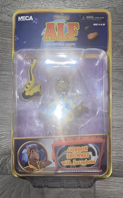 NEW NECA ALF Gordon Shumway with Saxophone Action Figure (MH10A)