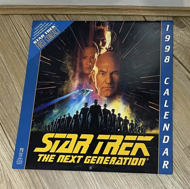 Star Trek The Next Generation Calendar 1998 Movie Collectable Memorabilia Sci-fi