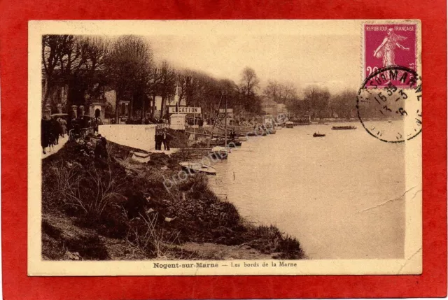 cpa 94 NOGENT-sur-MARNE - les Bords de la Marne