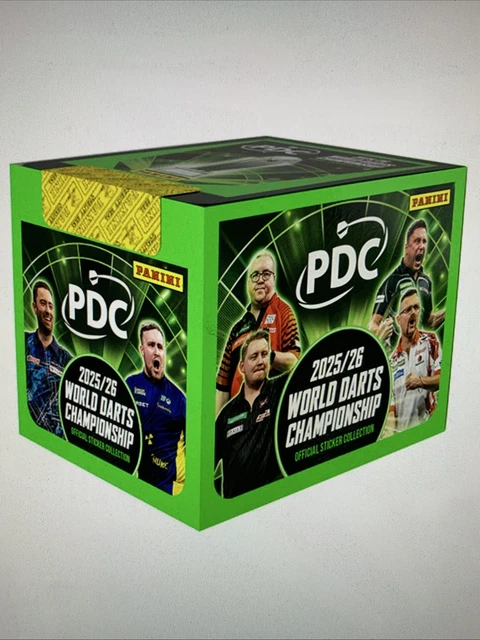 Pdc PANINI PDC 2026 World Championship Darts Full Set Of 312 Stickers ...