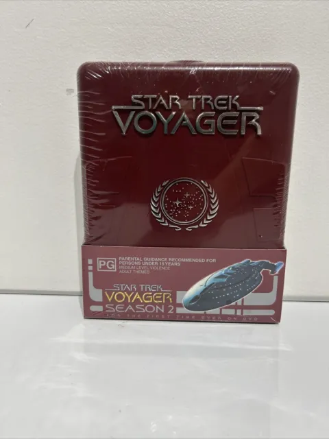 Star Trek Voyager Season 2 DVD 7 Disc Hard Case Collector's Edition Region 4 PAL