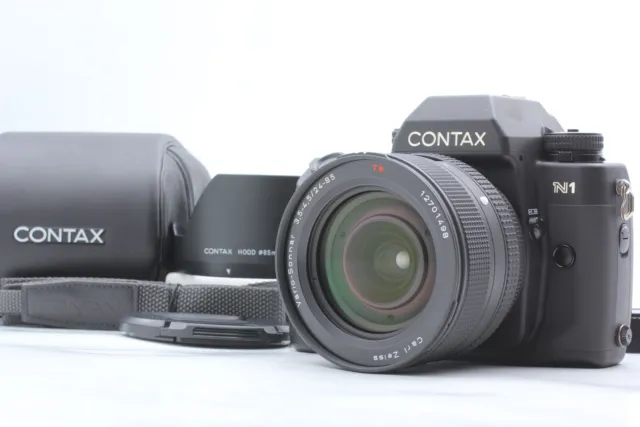 [Fast neuwertig] CONTAX N1 SLR-Filmkamera Carl Zeiss 24-85 mm f/3,5-4,5 aus...