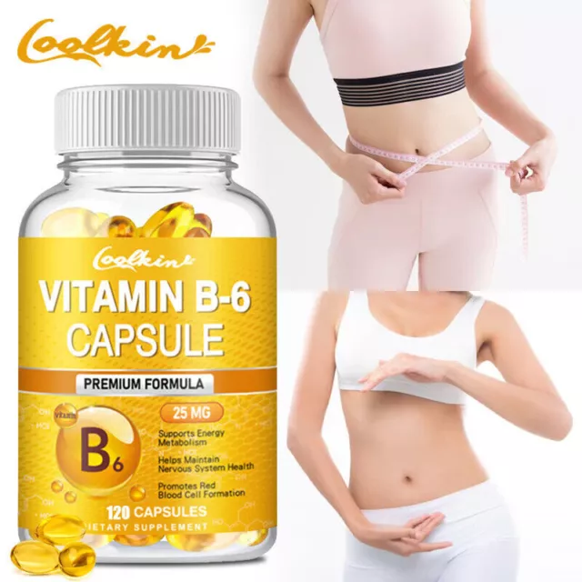 Vitamina B-6 (piridossina HCl) 25mg -Booster Energetico,aiuta Il Sistema Nervoso