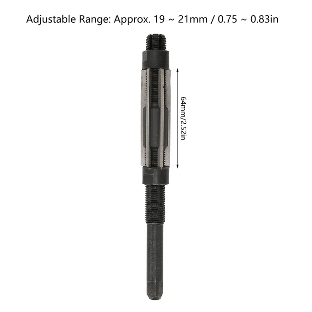 Adjustable Hand Reamer Milling Cutter Tool High Polishing Wear Resistant 9SiCr