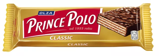Box of 28 Bars OLZA Prince Polo Classic Chocolate Wafers 28x50g XXL 3
