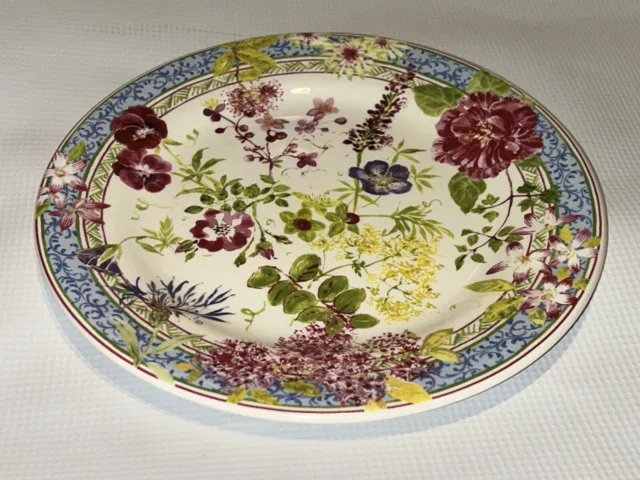 Gien France Millefleurs 8 .75”Dessert Pie ~~ Salad Plates Set of 6 Excellent