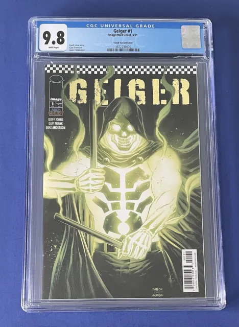 Geiger #1 Cgc 9.8 Wp Optioned For Tv Series Fabok Variant Image Comics 2021